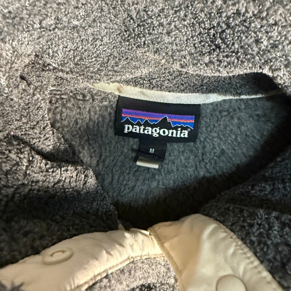 Patagonia Re-Tool Snap-T Fleece Pullover Charcoal Grey Womens Medium - Picture 3 of 9